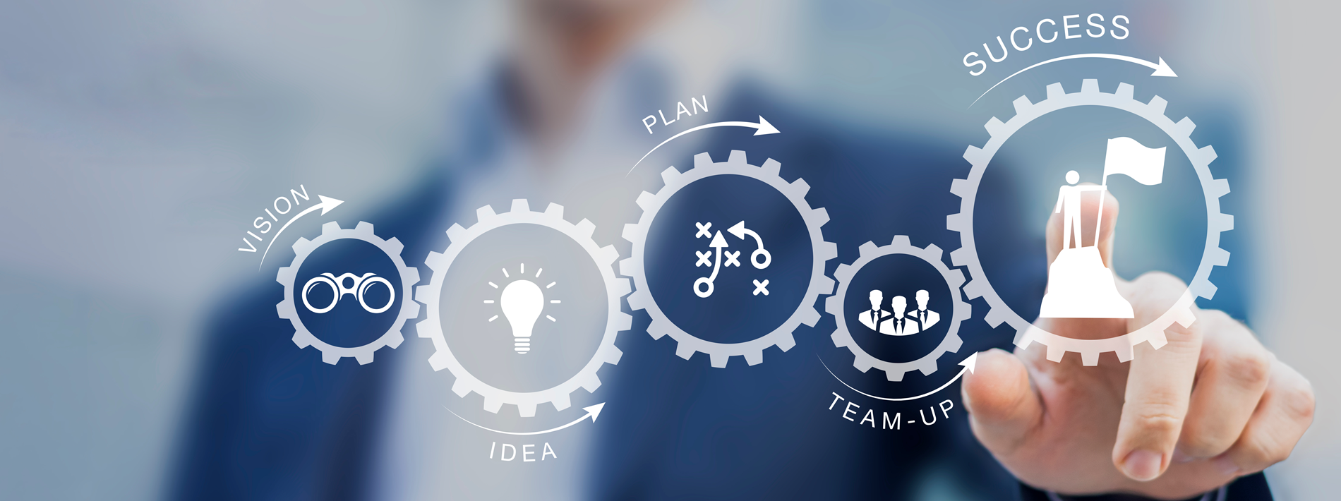 Unternehmensberater planen ein Unternehmen